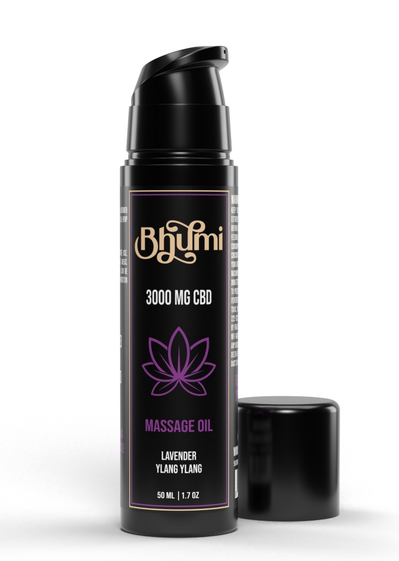 Bhumi | Topical | Passion Massage Oil | 3000MG CBD